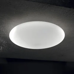 Lustra Plafon Ideal Lux Smarties Pl1 D33  E27, Crom, 009223, Italia
