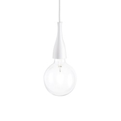 Pendul Ideal Lux Minimal Sp1 Bianco E27, Alb, 009360, Italia
