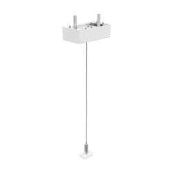 Chit pt Suspendare Ego Kit Single Steel Cable 2 Mt + Ceiling Cup Wh 282749, Ideal Lux Italia