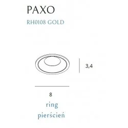 Downlight Circular Incastrat Paxo H0108 Max Light, Led
, Alb
, Polonia