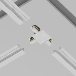 Conector T Sina 1 Faza Accessories For Tracks Unity TRA002CT-11W Maytoni Alb, Germania Conector T Sina 1 Faza Accessories For Tracks Unity TRA002CT-11W Maytoni Alb, Germania