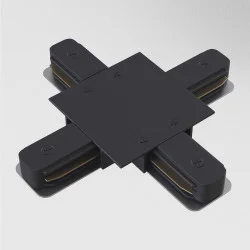 Conector Cruce Sina 1 Faza Accessories For Tracks Unity TRA002CX-11B Maytoni Negru, Germania Conector Cruce Sina 1 Faza Accessories For Tracks Unity TRA002CX-11B Maytoni Negru, Germania