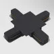 Conector Cruce Sina 1 Faza Accessories For Tracks Unity TRA002CX-11B Maytoni Negru, Germania