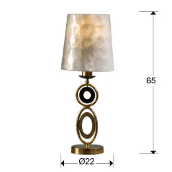 Veioza Schuller ·Eden· Gold Table Lamp, 1L. 716153 E27 Spania Veioza Schuller ·Eden· Gold Table Lamp, 1L. 716153 E27 Spania