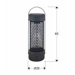 Incalzitor Exterior Schuller ·Heat Black· Lantern Heater 1200W 753746 Spania