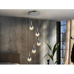 Suspensie ELIE Schuller Led, Crom 773572 Spania Suspensie ELIE Schuller Led, Crom 773572 Spania