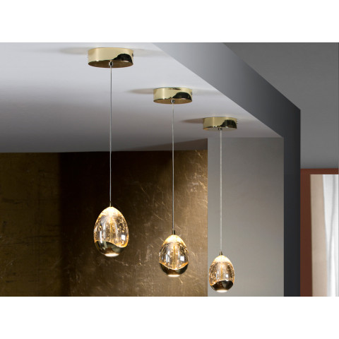 Pendul ROCIO Schuller Led, Auriu Sampanie 784347 Spania