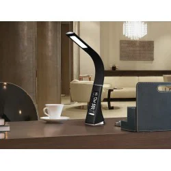 Lampa de Birou ALIVE Schuller Led, Piele Neagra 468227 Spania