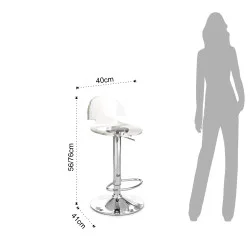 Scaun Bar Susy Trasparente 0364 Tomasucci Italia  Scaun Bar Susy Trasparente 0364 Tomasucci Italia