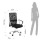 Scaun Birou Classic 0544 Tomasucci Italia  Scaun Birou Classic 0544 Tomasucci Italia