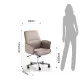Scaun Birou Cony Tortora 2446 Tomasucci Italia  Scaun Birou Cony Tortora 2446 Tomasucci Italia
