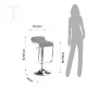 Scaun Bar Snappy Grey 2603 Tomasucci Italia  Scaun Bar Snappy Grey 2603 Tomasucci Italia