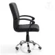 Scaun Birou Cu Roti Pany High Black 3128 Tomasucci Italia  Scaun Birou Cu Roti Pany High Black 3128 Tomasucci Italia