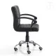Scaun Birou Cu Roti Pany Black 3130 Tomasucci Italia  Scaun Birou Cu Roti Pany Black 3130 Tomasucci Italia