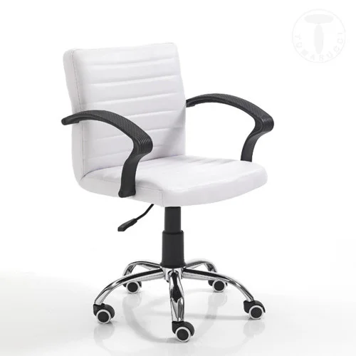 Scaun Birou Cu Roti Pany White 3131 Tomasucci Italia  Scaun Birou Cu Roti Pany White 3131 Tomasucci Italia