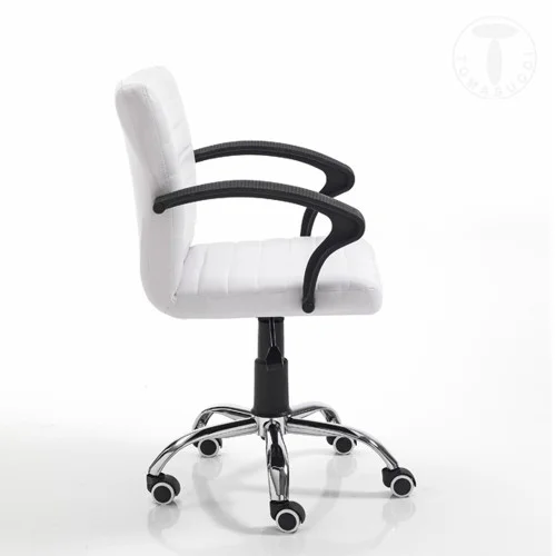 Scaun Birou Cu Roti Pany White 3131 Tomasucci Italia  Scaun Birou Cu Roti Pany White 3131 Tomasucci Italia
