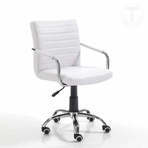 Scaun Birou Cu Roti Milko White 3133 Tomasucci Italia  Scaun Birou Cu Roti Milko White 3133 Tomasucci Italia