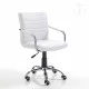 Scaun Birou Cu Roti Milko White 3133 Tomasucci Italia  Scaun Birou Cu Roti Milko White 3133 Tomasucci Italia