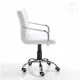 Scaun Birou Cu Roti Milko White 3133 Tomasucci Italia  Scaun Birou Cu Roti Milko White 3133 Tomasucci Italia