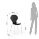Scaun Baldi Black 3695 Tomasucci Italia  Scaun Baldi Black 3695 Tomasucci Italia