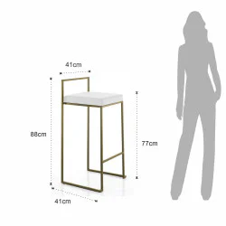 Scaun Bar Dodo Gold 5348 Tomasucci Italia  Scaun Bar Dodo Gold 5348 Tomasucci Italia