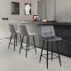 Scaun Bar Toffee Grey Home 5435 Tomasucci Italia  Scaun Bar Toffee Grey Home 5435 Tomasucci Italia
