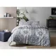 Lenjerie pat dubla Ranforce, 4 piese, 220cm x 240cm, Abel Tac Turcia