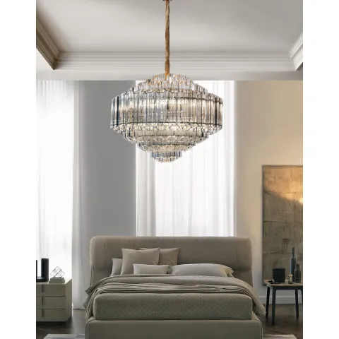 Suspensie K-Lighting Lux, E14, Auriu, 018111D60G, Portugalia