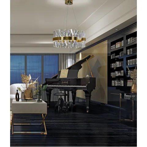 Suspensie K-Lighting Liberta, Led, Auriu, 018119D60G, Portugalia