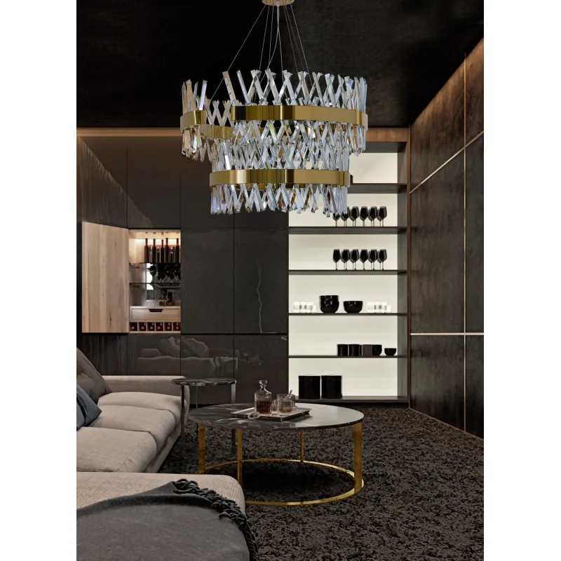 Candelabru K-Lighting Liberta, Led, Auriu, 018120D80G, Portugalia