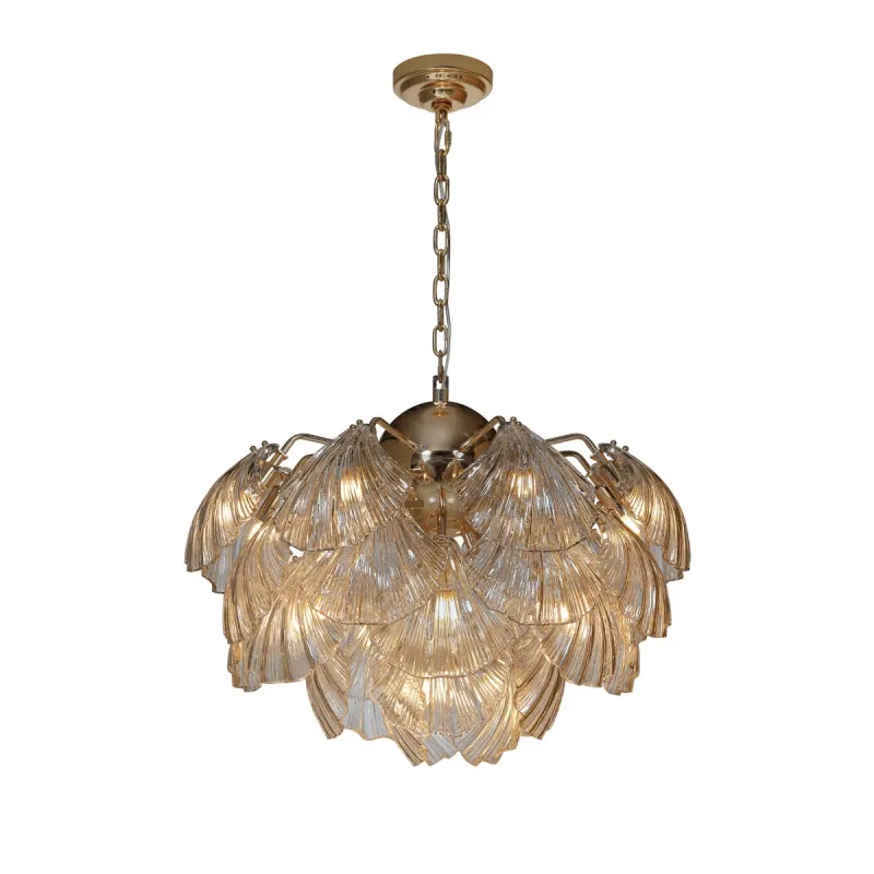 Candelabru K-Lighting Concha, E14, Auriu, 018121D80G, Portugalia