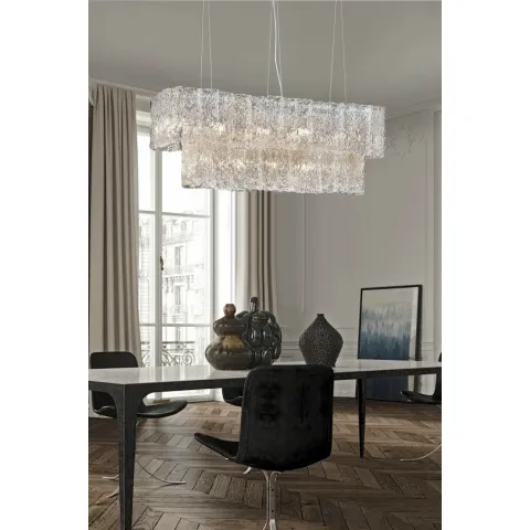 Suspensie K-Lighting Atenas, E14, Crom, 018134L120C, Portugalia