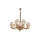 Candelabru K-Lighting Teresa, E14, Auriu, 018145D90G, Portugalia