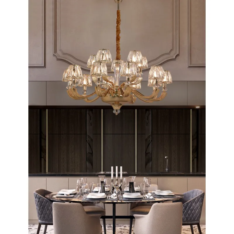 Candelabru K-Lighting Teresa, E14, Auriu, 018145D90G, Portugalia