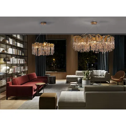 Suspensie K-Lighting Sculpture, E14, Auriu, 018150D60G, Portugalia