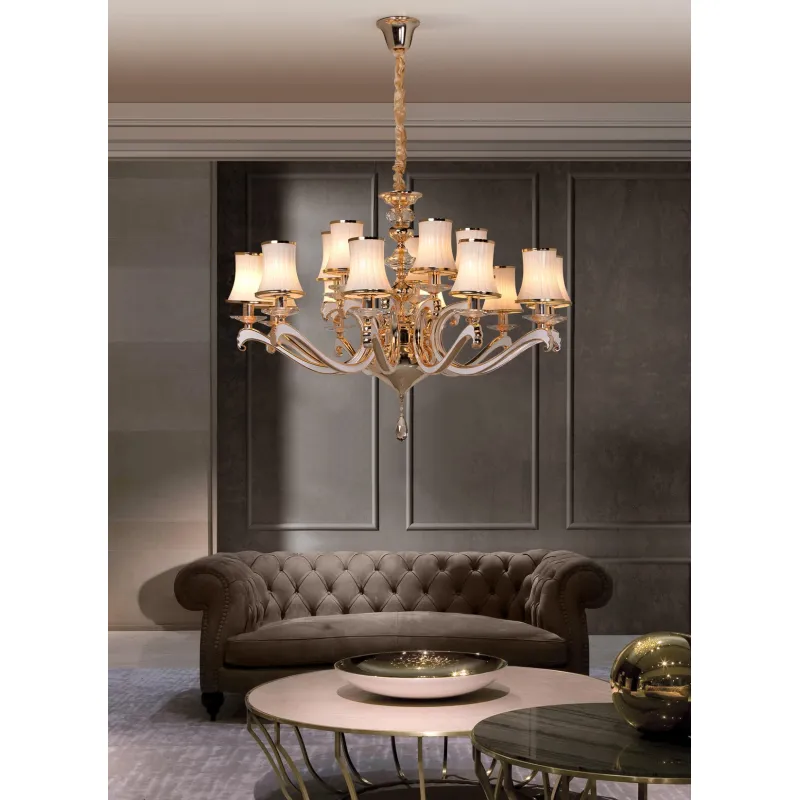 Candelabru K-Lighting Vintage Dor, E14, Auriu, 018164D100G, Portugalia