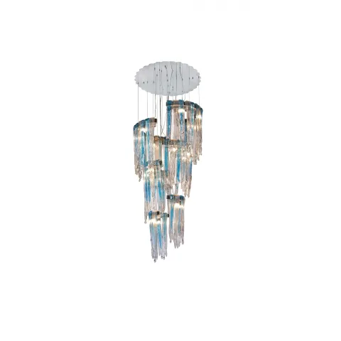 Suspensie K-Lighting Blue Ice, Led, Crom, 018167D80C, Portugalia