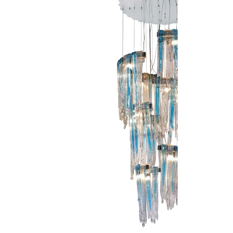 Suspensie K-Lighting Blue Ice, Led, Crom, 018167D80C, Portugalia