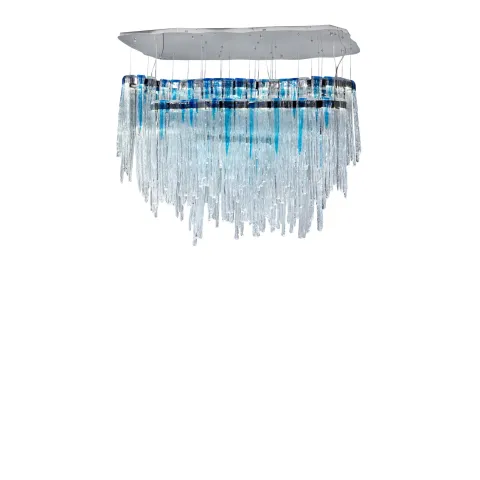 Suspensie K-Lighting Blue Ice, Led, Crom, 018167L134C, Portugalia