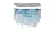 Suspensie K-Lighting Blue Ice, Led, Crom, 018167L134C, Portugalia