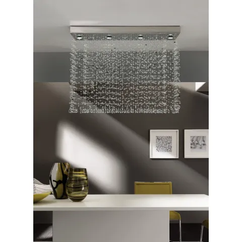 Suspensie K-Lighting Luvia, Gu1, Crom, 018180L100C, Portugalia