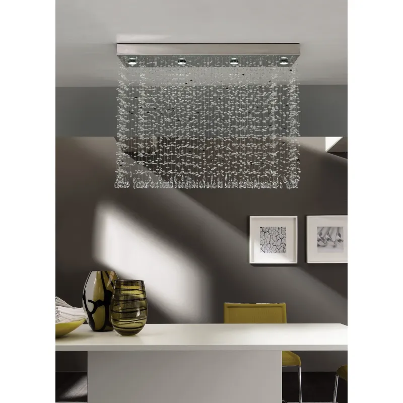 Suspensie K-Lighting Luvia, Gu1, Crom, 018180L100C, Portugalia