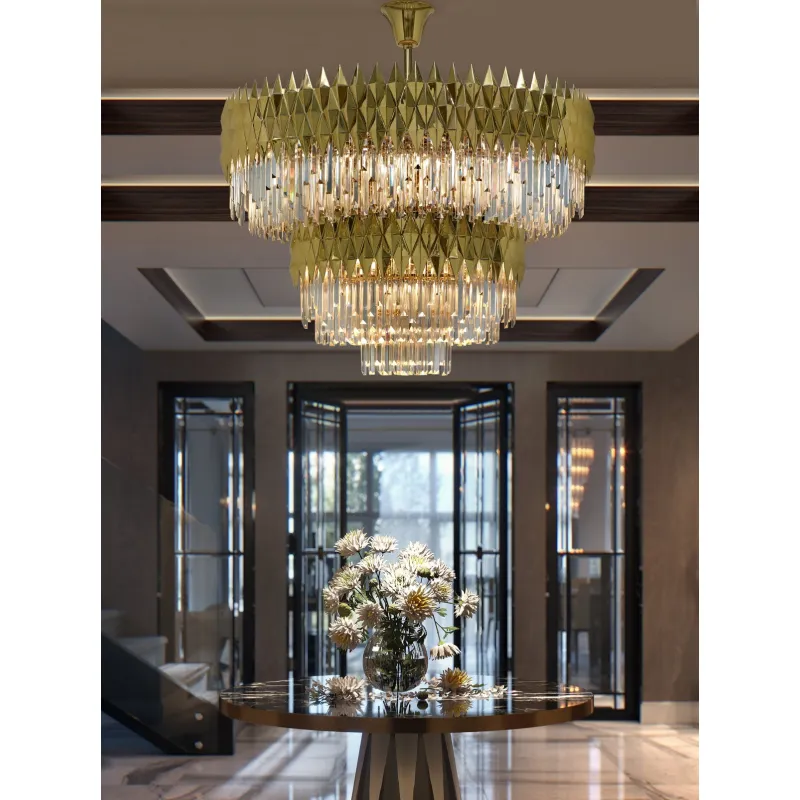 Candelabru K-Lighting Lune, E14, Auriu, 018183D120G, Portugalia