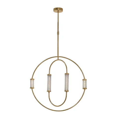 Pendul K-Lighting Andy, Led, Auriu, 018201D84G, Portugalia
