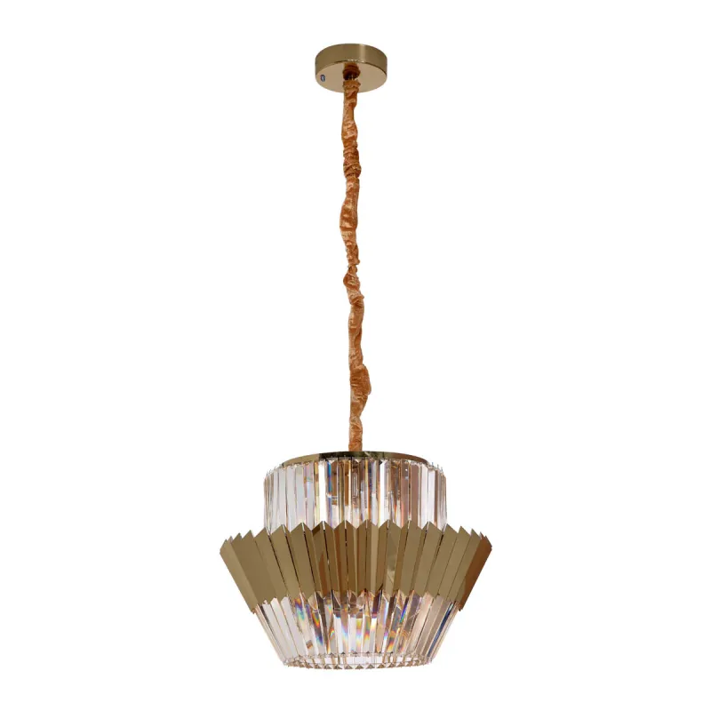 Suspensie K-Lighting Maia, E14, Auriu, 018207D60G, Portugalia