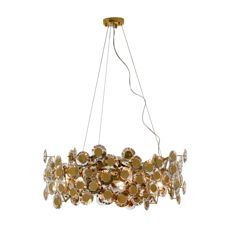 Suspensie K-Lighting Eva, E14, Auriu, 018222D80G, Portugalia