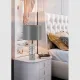 Veioza K-Lighting Metis, E27, Crom, 018501C, Portugalia