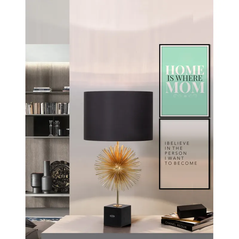 Veioza K-Lighting Gossip, E27, Auriu, 018545G, Portugalia