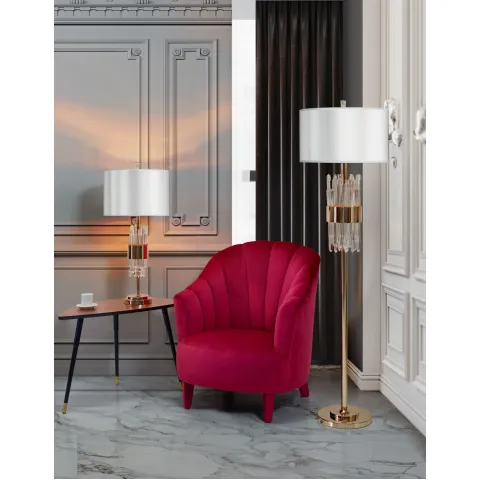Veioza K-Lighting Volupia, E27, Auriu, 018547G, Portugalia