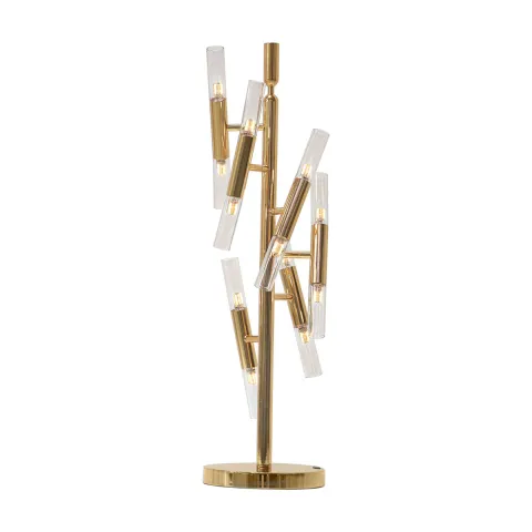 Veioza K-Lighting Crocodile, G4, Auriu, 018612G, Portugalia